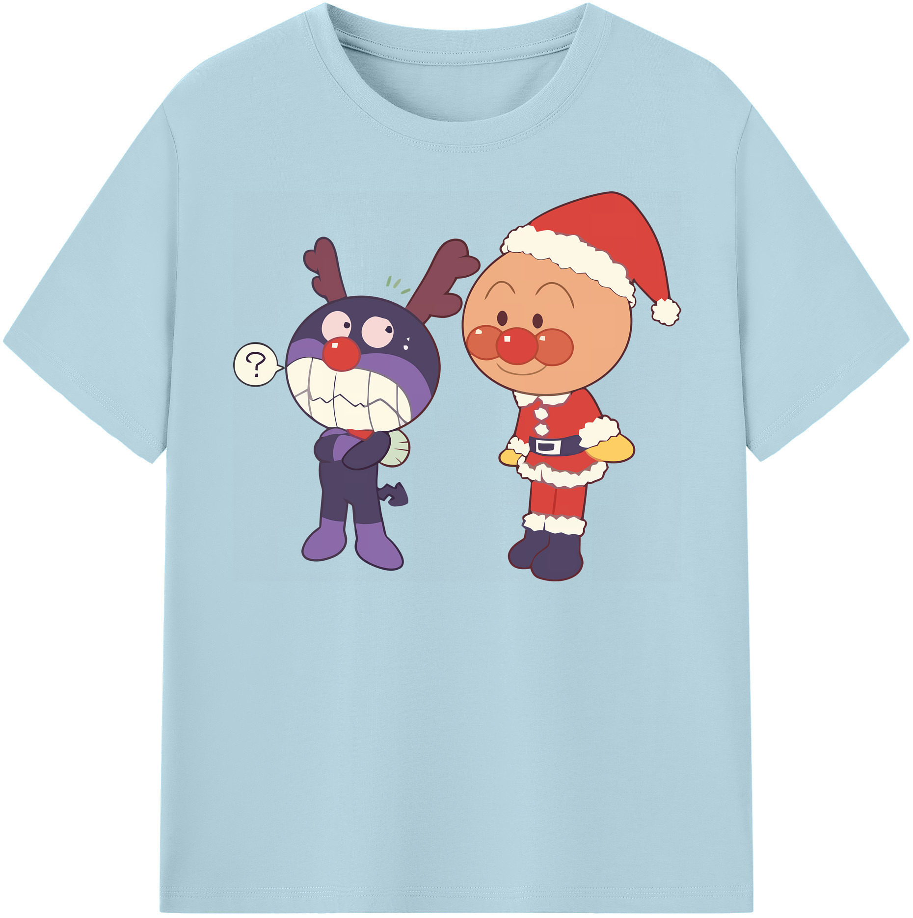 （画像用） アンパンマン Anpanman 綿100％半袖Tシャツ（フロントプリント）